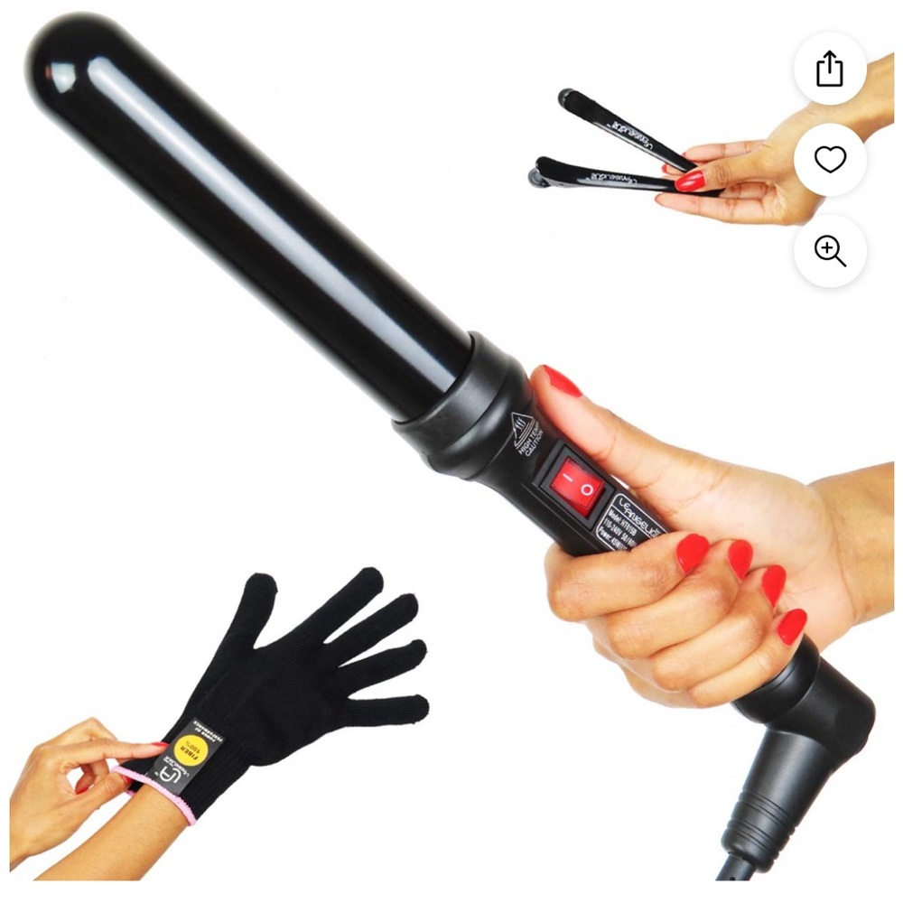 New - Le Angelique Celebrite 32mm barrel curling wand.